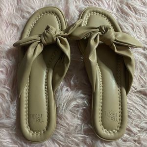 Tan sandals